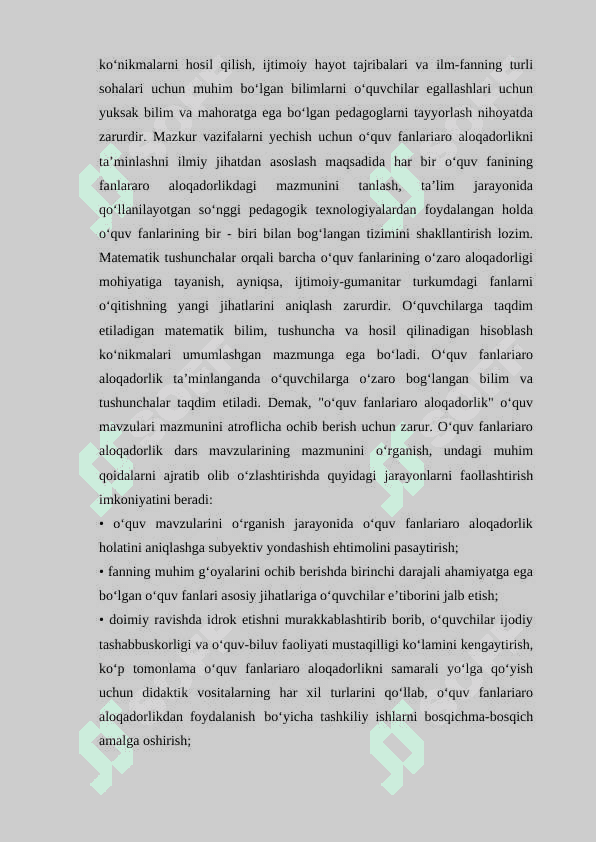 Boshlang‘ich ta’lim jarayonida integratsiyalashgan darslarni tashkil etish 7