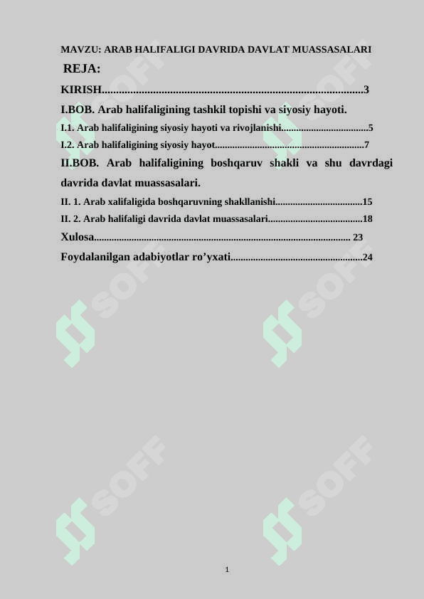 ARAB HALIFALIGI DAVRIDA DAVLAT MUASSASALARI 2