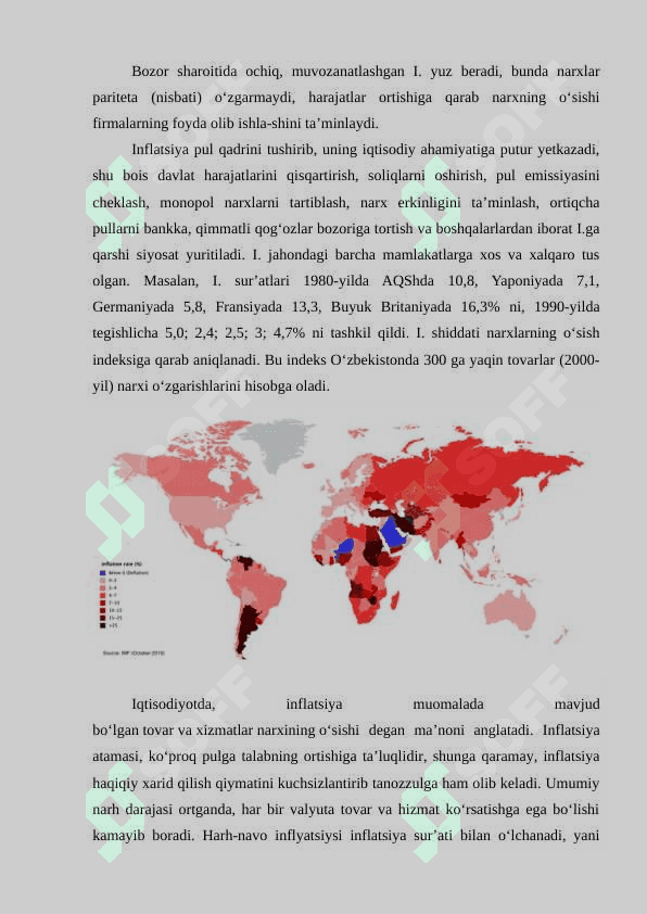 Inflatsiya va uni bartaraf etishda xorijiy davlatlar tajribasi 6