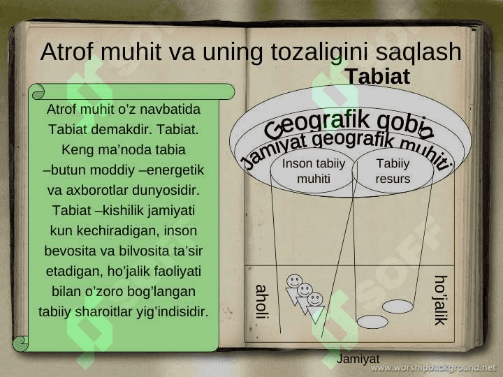 Atrof muhit va uning tozaligini saqlash 2