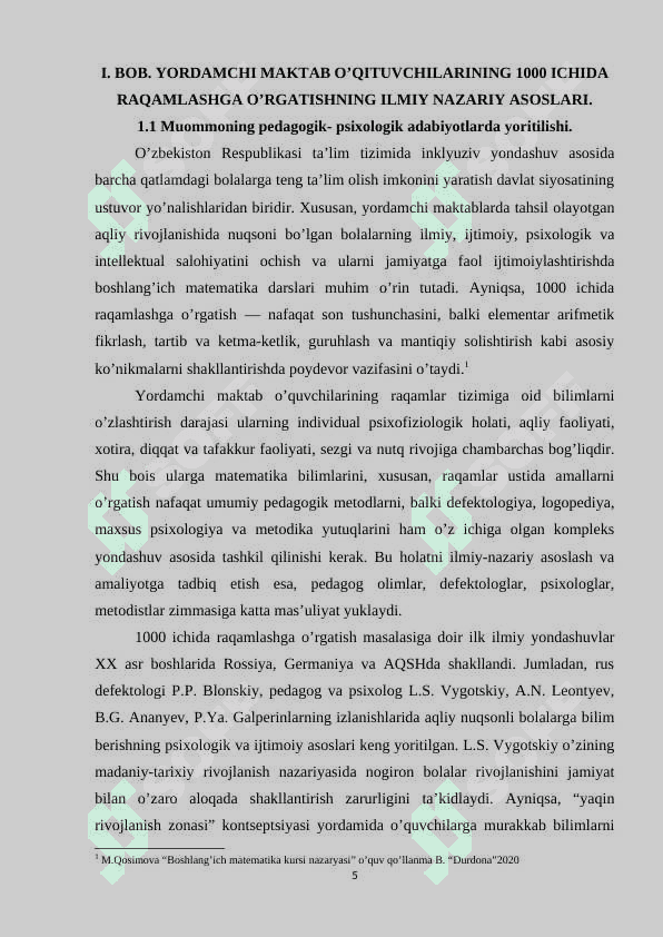 Yordamchi maktablarda 1000 ichida raqamlashga o’rgatish 5