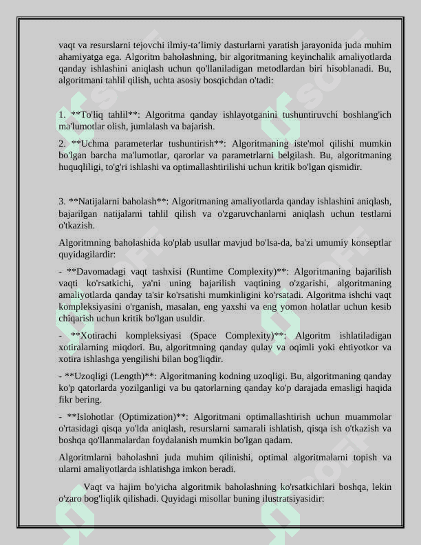 P va NP sinflar, NP-to‘liq masalalar, va algoritmlarni baholash 3