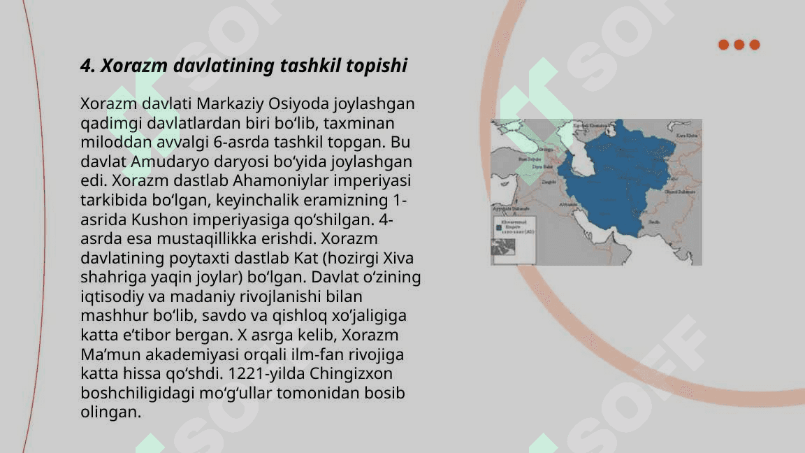 Qadimgi va ilk o'rta asrlardagi davlatchilikning asosiy bosqichlari 6