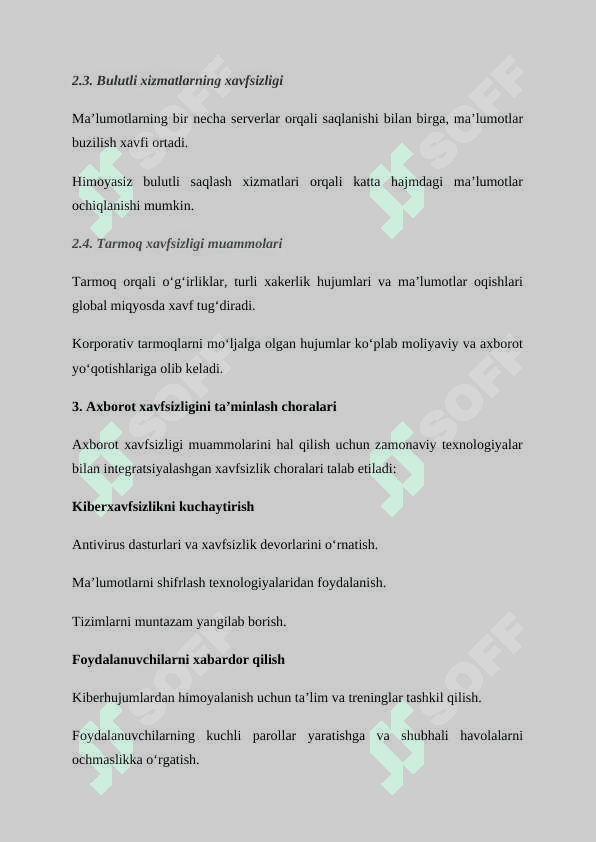 Kompyuter viruslari va virusdan himoyalanish usullari 4