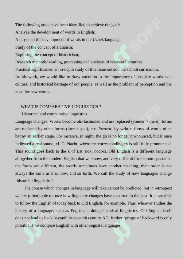Comparative and contrastive analysis of historical words in english and uzbek languages.doc 4