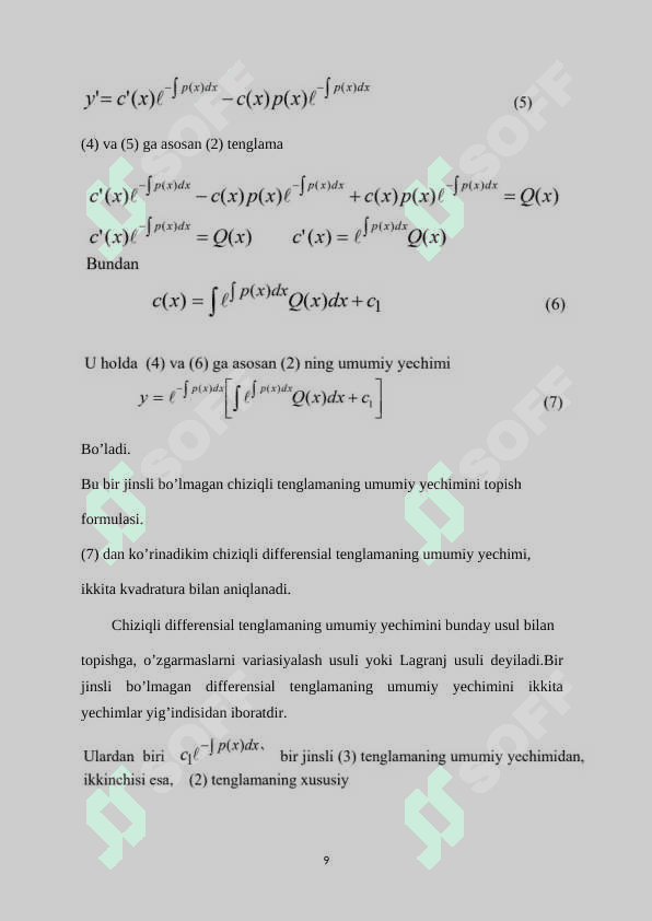 Chizziqli differinsial tenglamalar va Benulli tenglamasi.docx 7