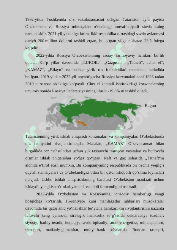 O'zbekiston va Rossiya o'rtasidagi iqtisodiy munosabatlar 4