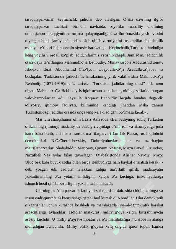 Turkistonda jadidlarning tarixiy asarlarida tarix fanining talqini 5
