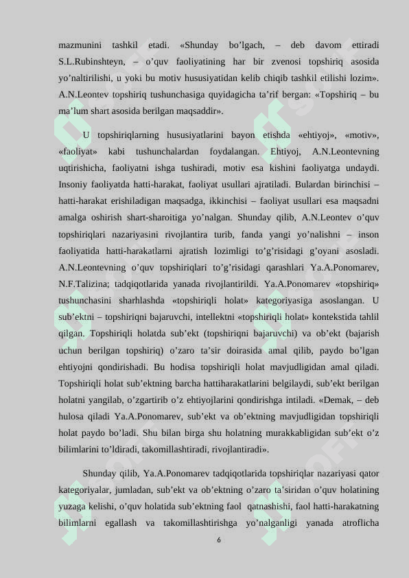 Uchinchi sinfda matematikadan tafakkurni mantiqiy fikrlashga rivojlantiruvchi ijodiy topshiriqlar ustida ishlash metodikasi 6