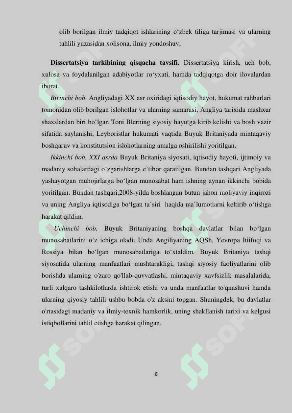 Angliya XX asr oxiri XXI asr boshlarida. Leyboristlar hokimiyat tepasida (1997-2010) 8