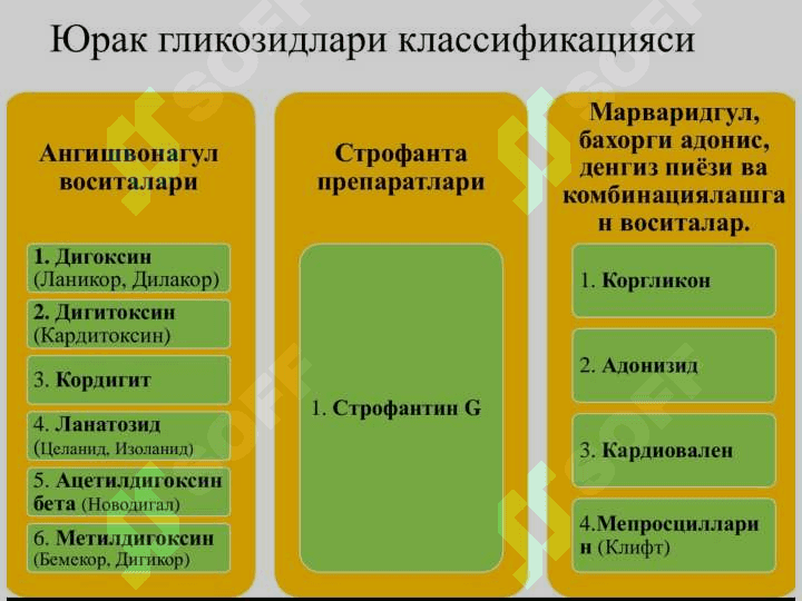 Yurak glikozidlarining kimyoviy tuzilishi va ahamiyati 4