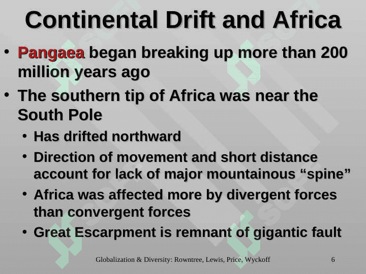 ECOLOGICAL PROBLEMS OF AFRICA 6