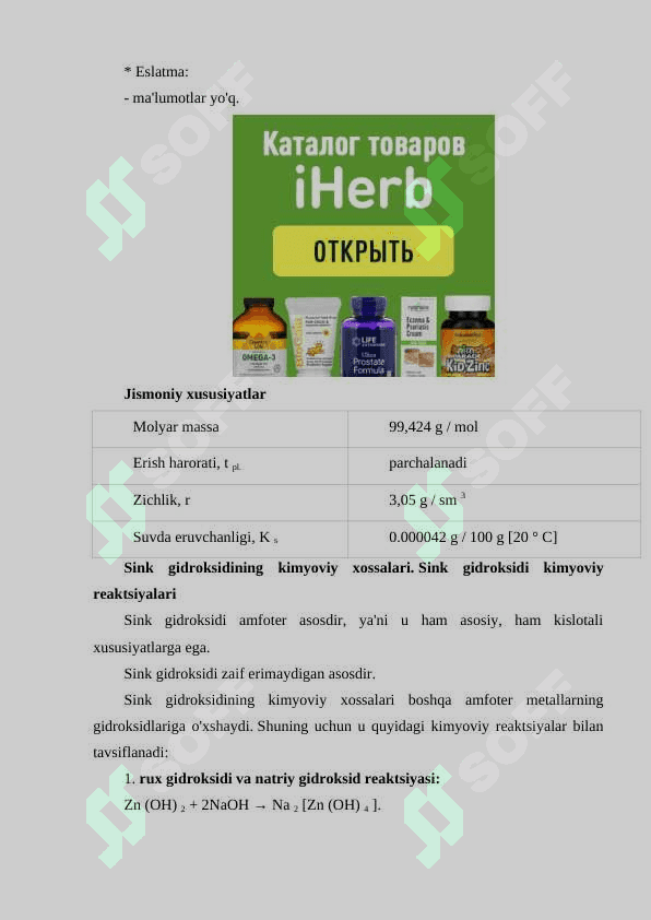 Rux gidroksidi 4