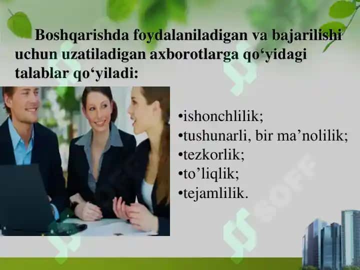 Tashkilotdagi muloqot tizimi 7