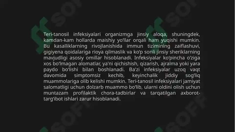 Teri-tanosil infeksiyalari qo'zg'atuvchilari va tashhisi 4