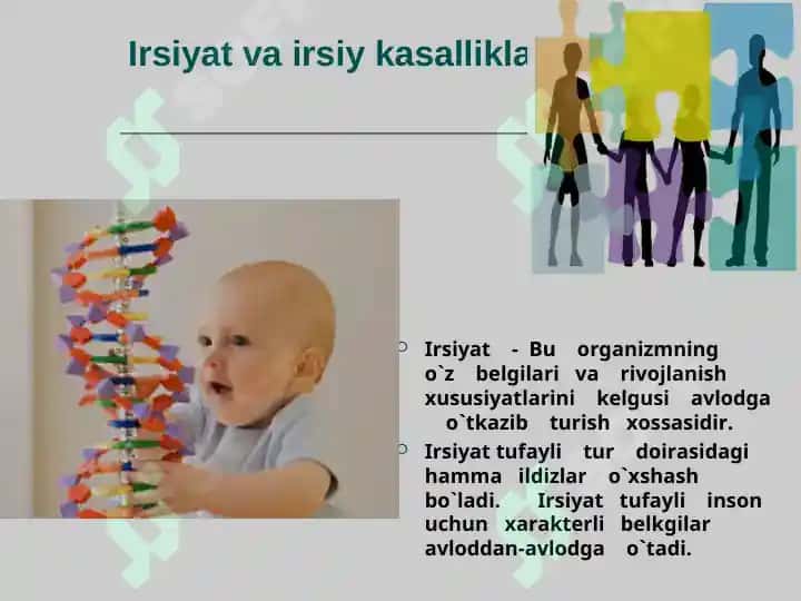 Irsiyat va irsiy kasalliklar 2