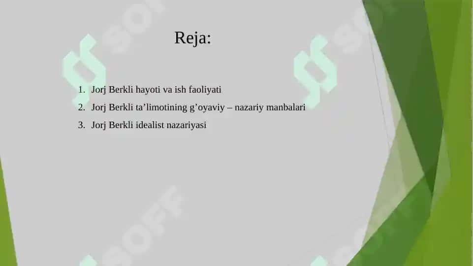 Jorj Berkli falsafasi 2