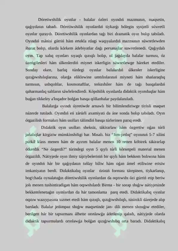 Matematikalıq oyınlar Didaktik oyinlar 2