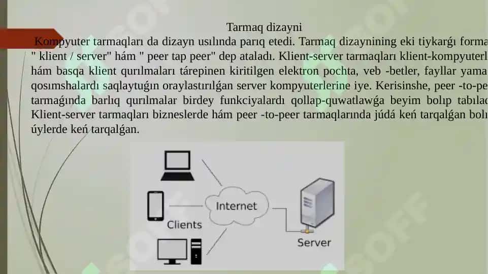 Kompyuter tarmaqları, onıń tiykarģı túsinikleri hàm tùrleri.pptx 4