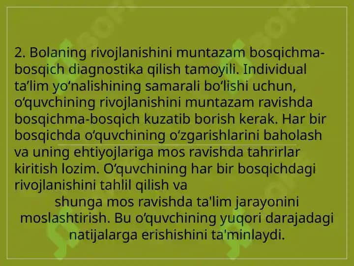 INDIVIDUАL TА’LIMIY MАRSHRUT TUZISH TАMOYILLАRI 6