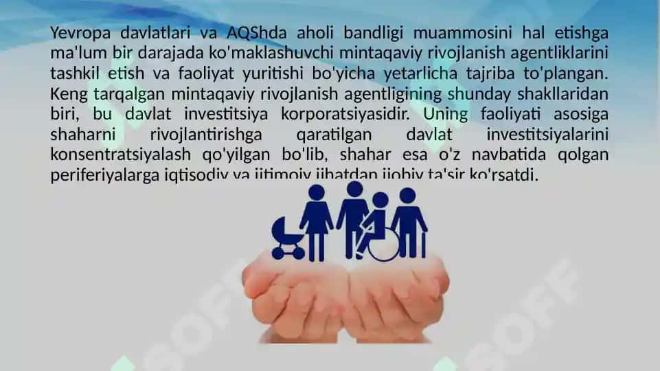 Xorijiy mamlakatlarda aholini ijtimoiy qo'llab-quvvatlash modellari 7