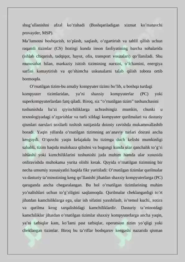 Toshkent Axborot Texnologiyalari Universiteti talabalar uchun o'quv qo'llanmasi 4