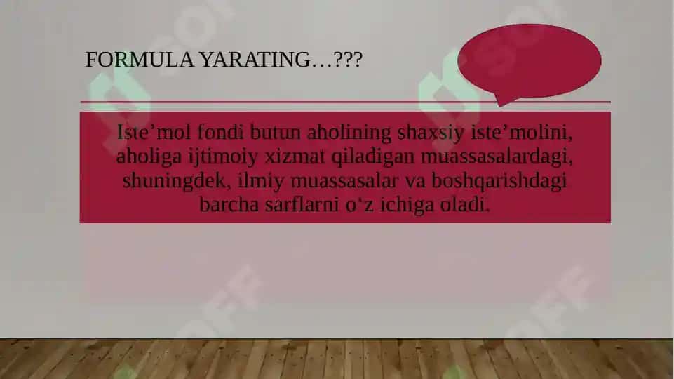 Investitsiyalar va Iste’mol 6