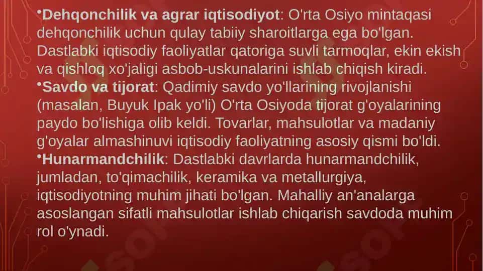 O`rta Osiyoda dastlabki va temuriylar davrigacha bo`lgan iqtisodiy g`oyalar. Amir Temur va Temuriylar davridagi iqtisodiy g`oyalar. Merkantilizm iqtisodiy ta'limoti. 4