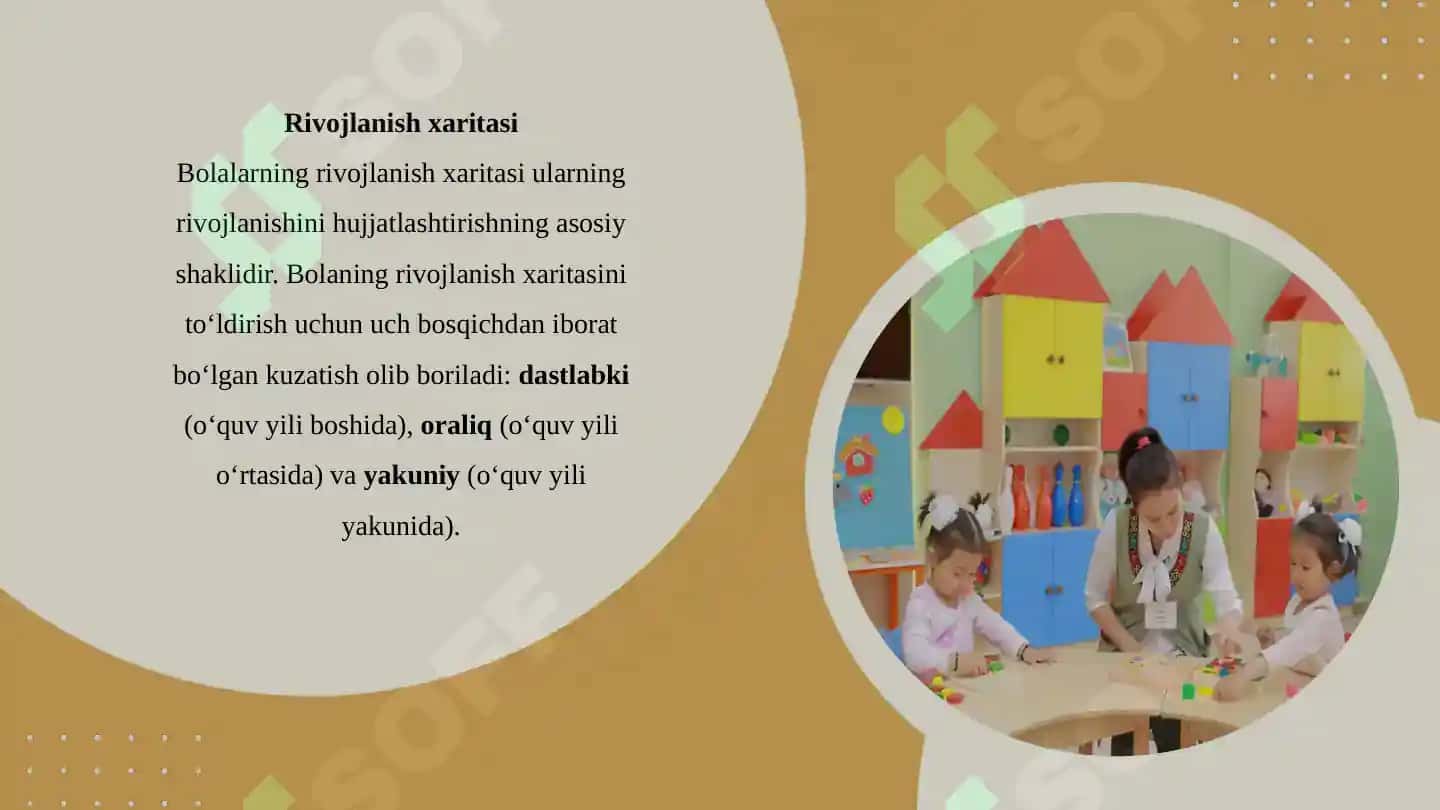 Bolalar rivojlanish xaritasi 3