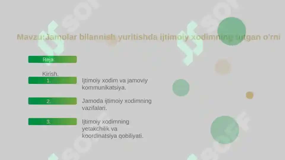 Jamoalar bilan ish yuritishda ijtimoiy xodimning tutgan o'rni 2