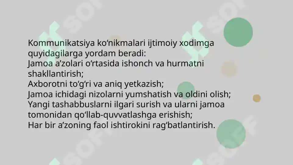 Jamoalar bilan ish yuritishda ijtimoiy xodimning tutgan o'rni 5