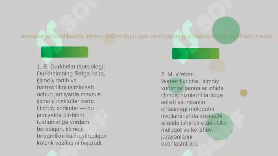Jamoalar bilan ish yuritishda ijtimoiy xodimning tutgan o'rni 8