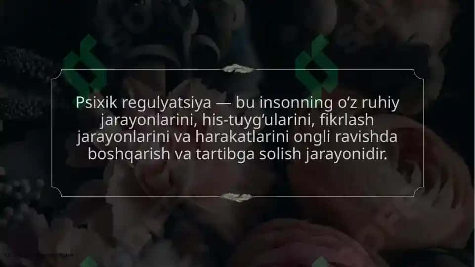 Psixik faoliyatning psixik regulyatsiyasi 3