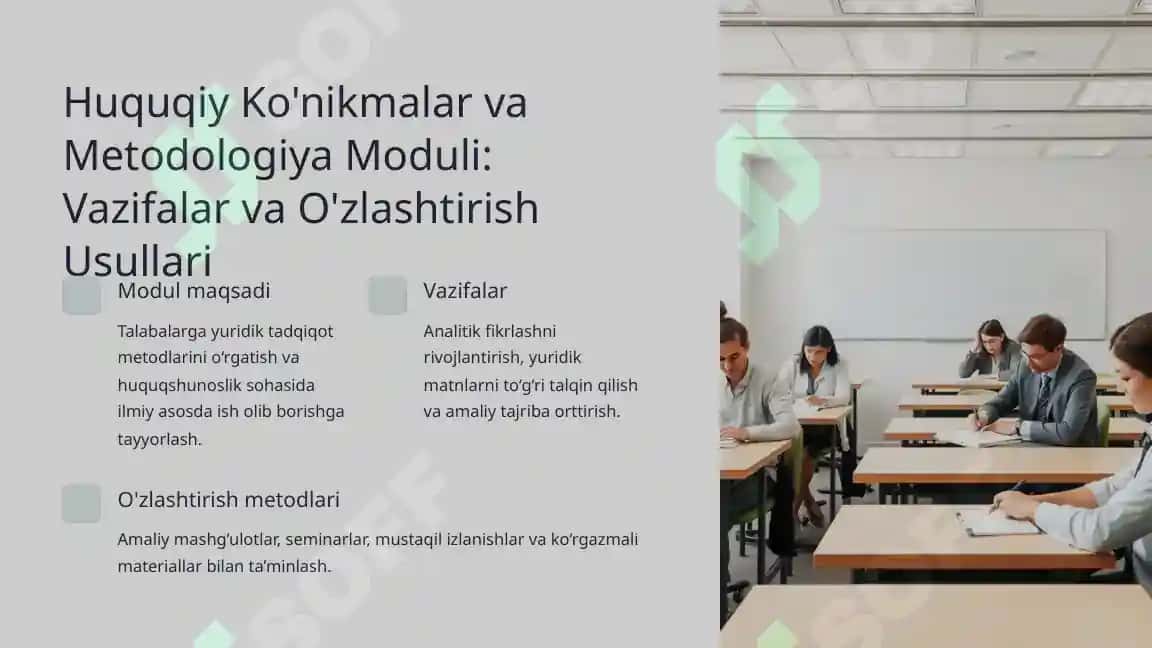 Huquqshunos Mutaxassis Shakllanishida Zamonaviy Ish Ko'nikmalari va Kompetensiyalarning Roli 2