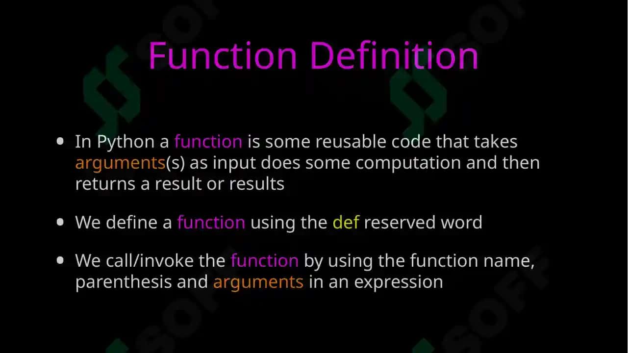 Functions 5