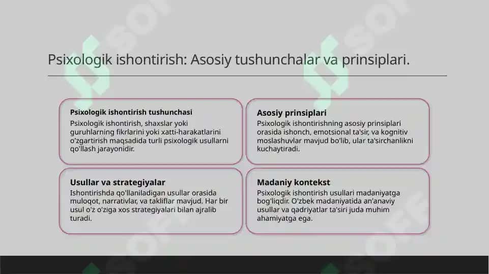 Psixologik ishontirish 3
