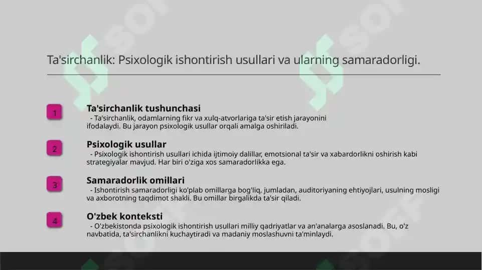 Psixologik ishontirish 4