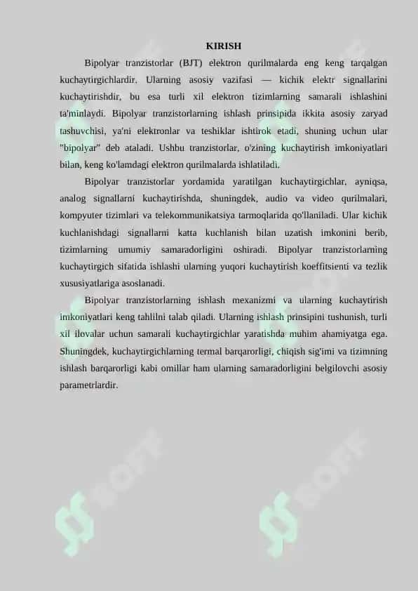 Bipolyar tranzistorning ulanish sxemalari 3