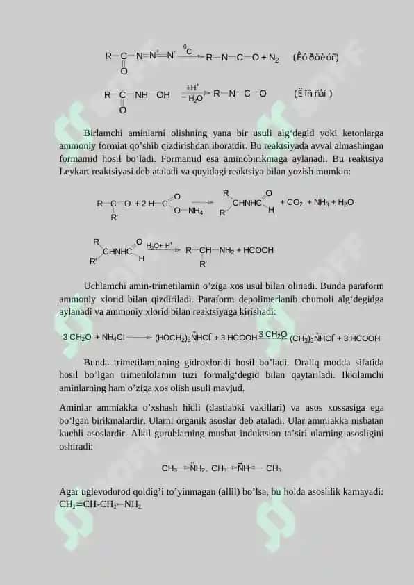 Alifatik aminlar 4