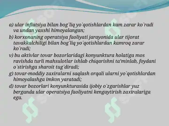 Uzoq muddatli aktivlar hisobi 3