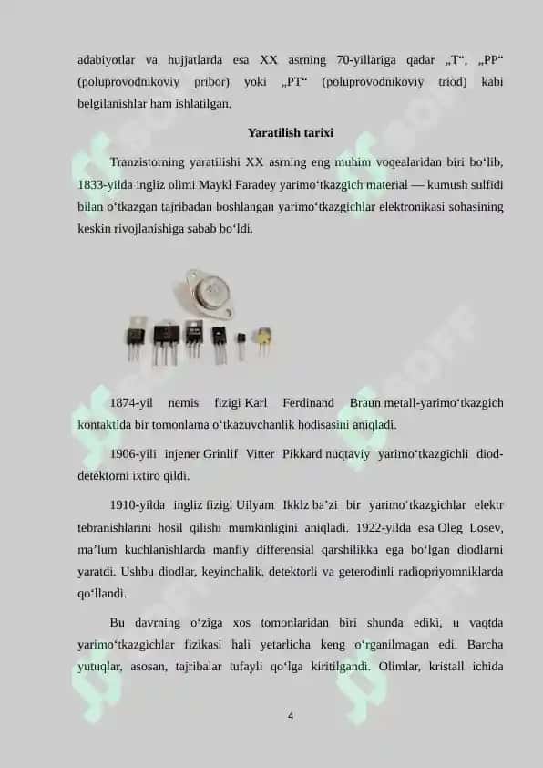 Maydoniy tranzistorlarning qo’llanilishi 4