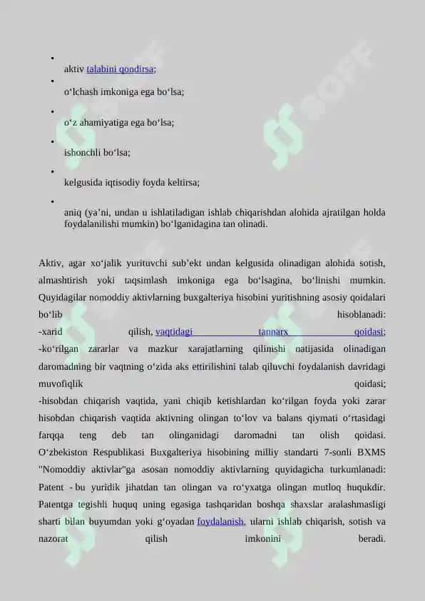 Nomoddiy aktivlar 3