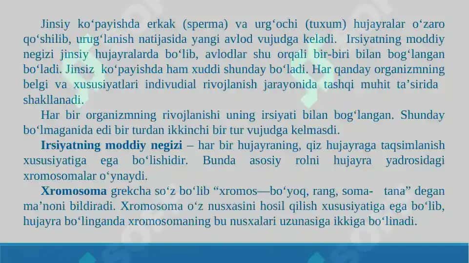 Genetika. Taqdimot 15 bet 4