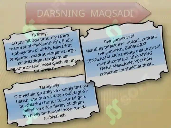8-sinf algebra OCHIQ DARS ISHLANMASI 3