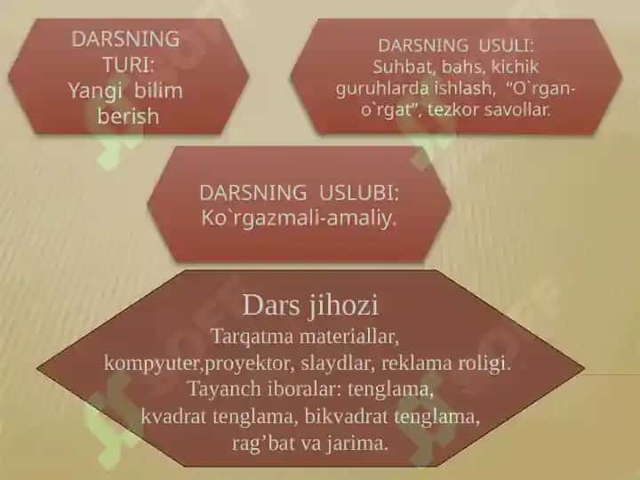 8-sinf algebra OCHIQ DARS ISHLANMASI 4