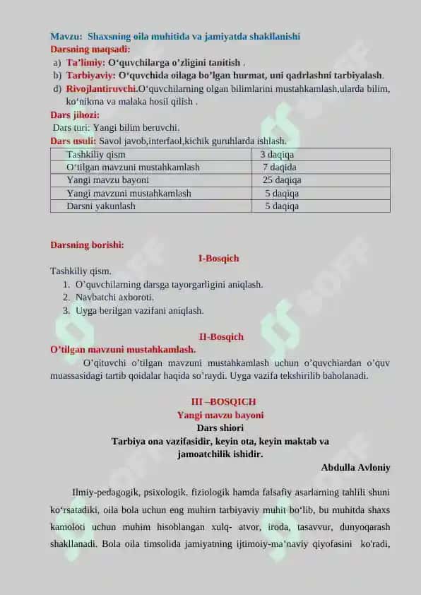 Tarbiyaviy ishlar metodikasi 2