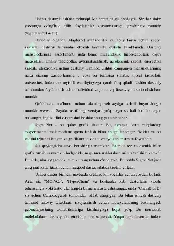 Online ko’rinishda birikmalarning elektron tuzilishi bilan tanishish 3