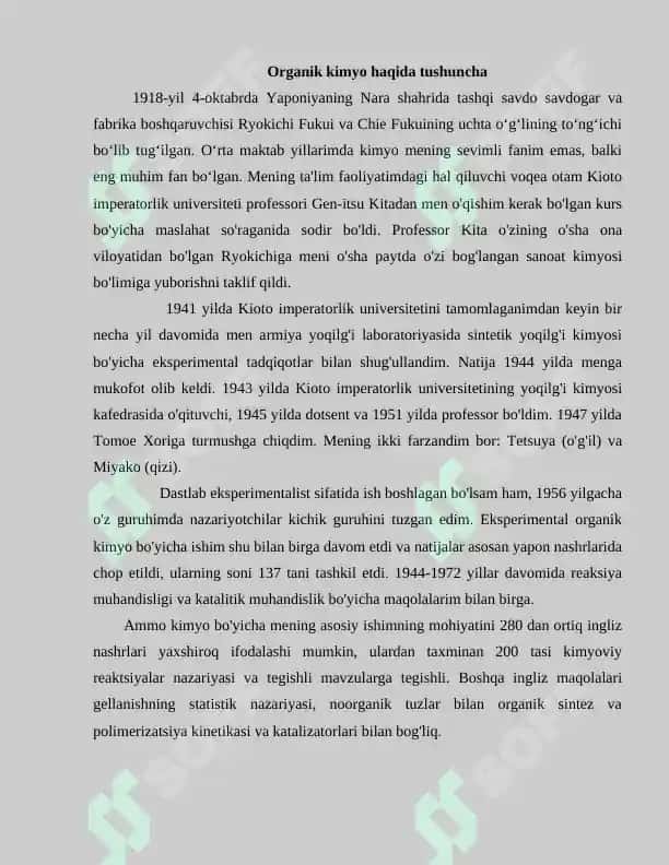 Organik kimyodagi Kenichi Fukuyi, Xoffman va Pirsonlarning o`rni 2