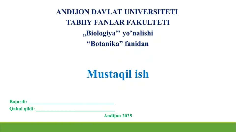 Ildiz, poya va barg metamorfozi. Taqdimot 23 bet.
