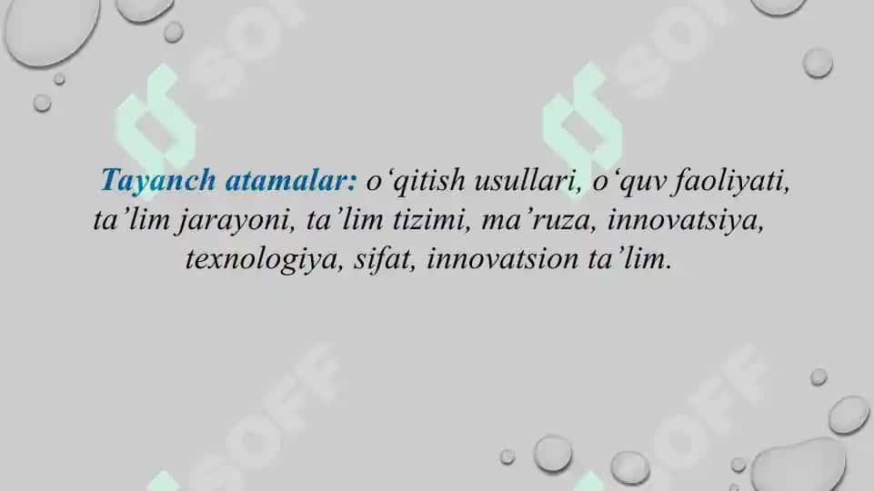 Nazariy darslarni o'qitish usullari.  Ma'ruza taqdimoti 15 bet. 2